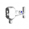 Игольчатый клапан IV100 с вентялицонным соединением 1/4" NPT ВР с заглушкой, Wika