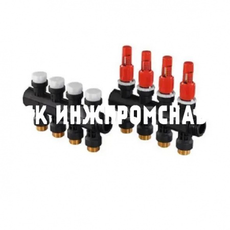 Коллектор с расходомером Vario PLUS, 1 петля, Uponor