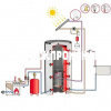 Буферная емкость с теплообменником PS/R без изоляции, 300-2000 л, Flamco